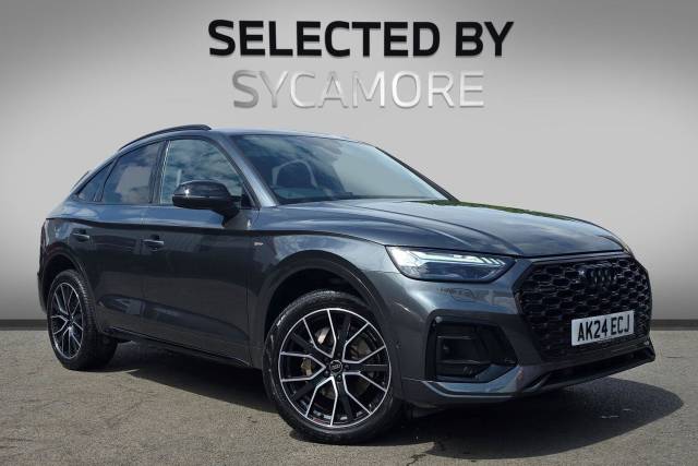 Audi Q5 2.0 TFSI 45 Black Edition Sportback S Tronic quattro Euro 6 (s/s) 5dr SUV Petrol Daytona Grey