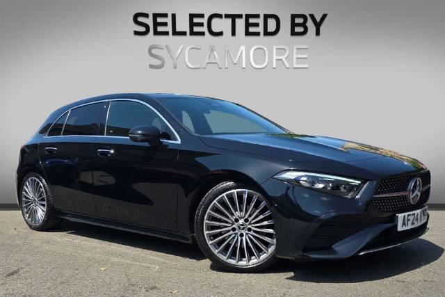 Mercedes-Benz A Class 1.3 A180h MHEV AMG Line (Premium Plus) 7G-DCT Euro 6 (s/s) 5dr Hatchback Hybrid Black