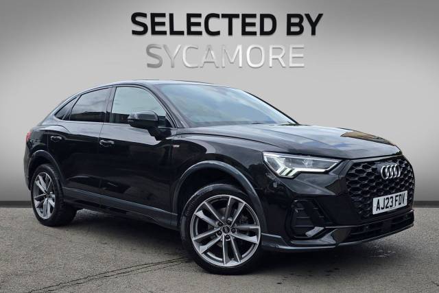 Audi Q3 1.5 TFSI CoD 35 Black Edition Sportback S Tronic Euro 6 (s/s) 5dr SUV Petrol Mythos Black