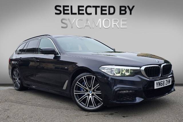 BMW 5 Series 3.0 540i GPF M Sport Touring Auto xDrive Euro 6 (s/s) 5dr Estate Petrol Black