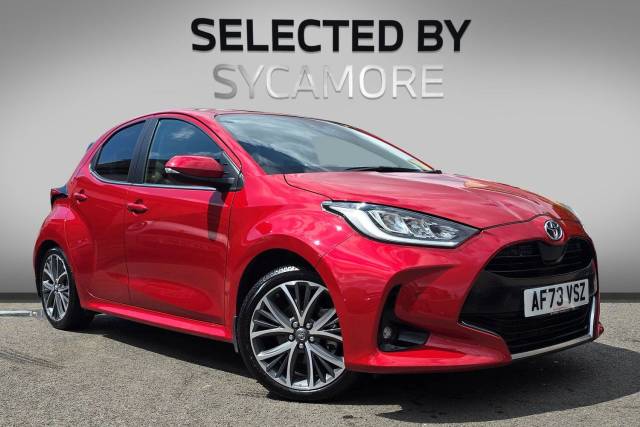 Toyota Yaris 1.5 VVT-h Excel E-CVT Euro 6 (s/s) 5dr Hatchback Hybrid Red