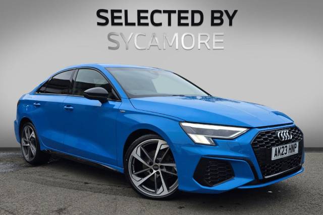 Audi A3 1.5 TFSI 35 Edition 1 S Tronic Euro 6 (s/s) 4dr Saloon Petrol Turbo Blue
